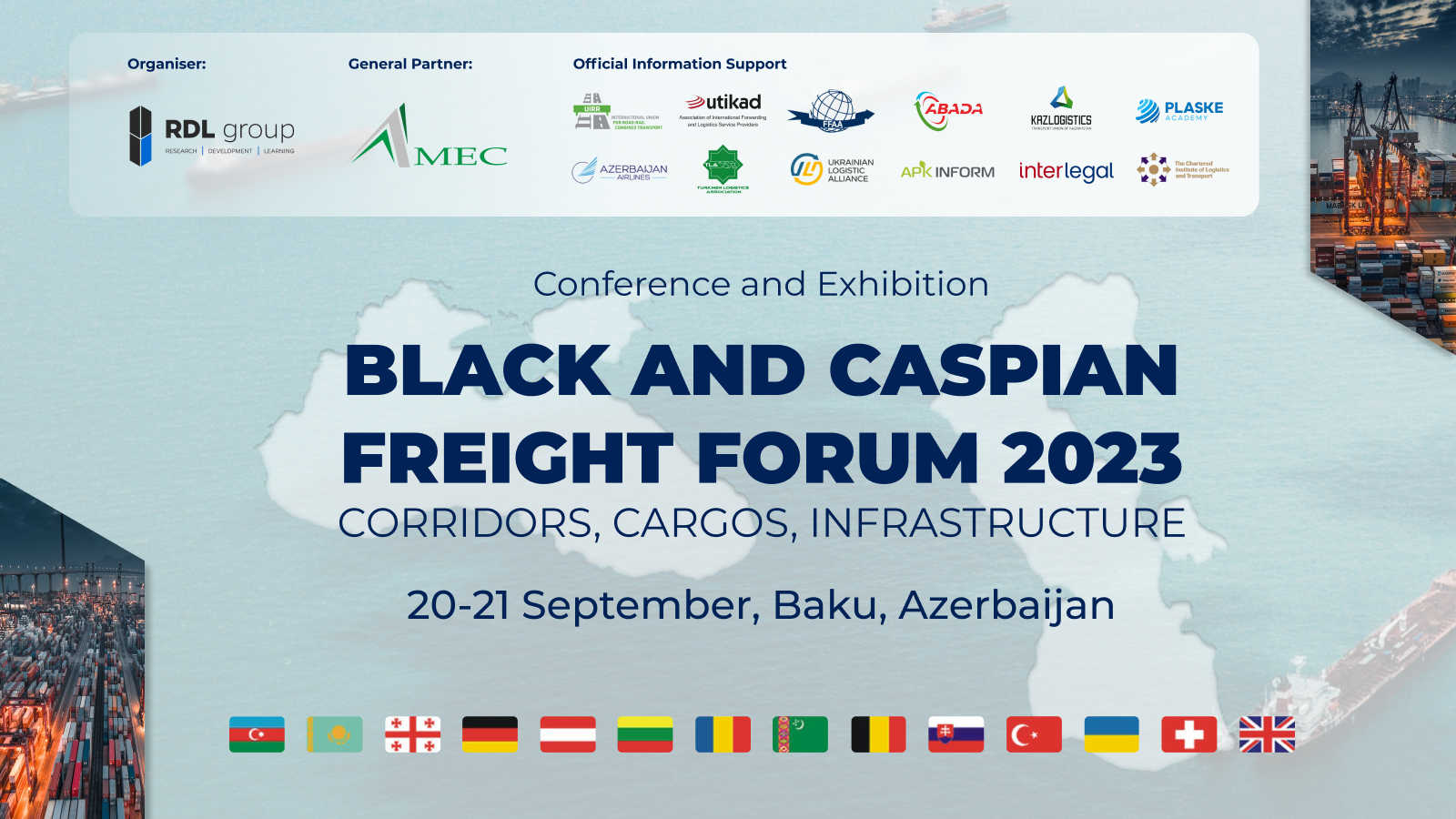 Черноморско-Каспийский Логистический Форум 2023: коридоры, грузы, инфраструктура