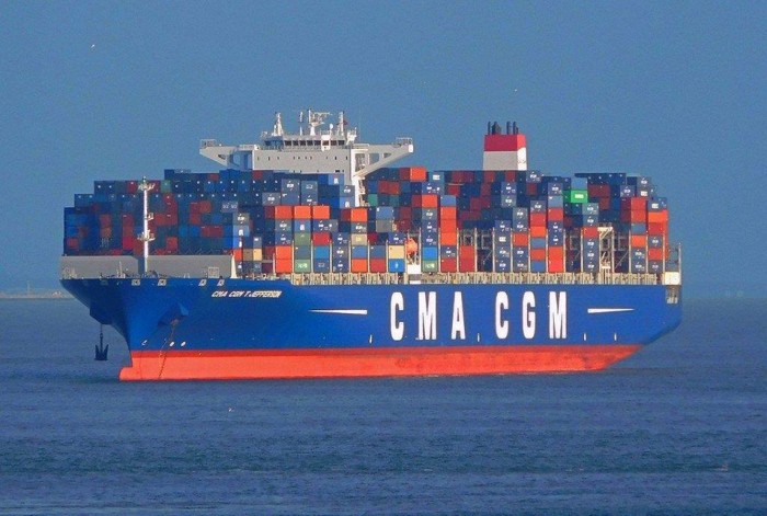 У порту Одеса вже обробили два контейнеровоза нового сервісу CMA CGM У порту Одеса вже обробили два контейнеровоза нового сервісу CMA CGM