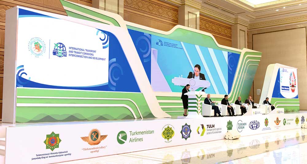 A CONFERENCE DEDICATED TO THE DIVERSIFICATION OF TRANSPORT AND TRANSIT COOPERATION ORGANIZED IN TURKMENISTAN A CONFERENCE DEDICATED TO THE DIVERSIFICATION OF TRANSPORT AND TRANSIT COOPERATION ORGANIZED IN TURKMENISTAN
