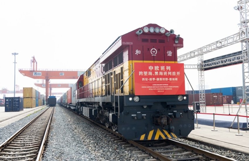 China has launched a new railway connection with Germany, bypassing Russia