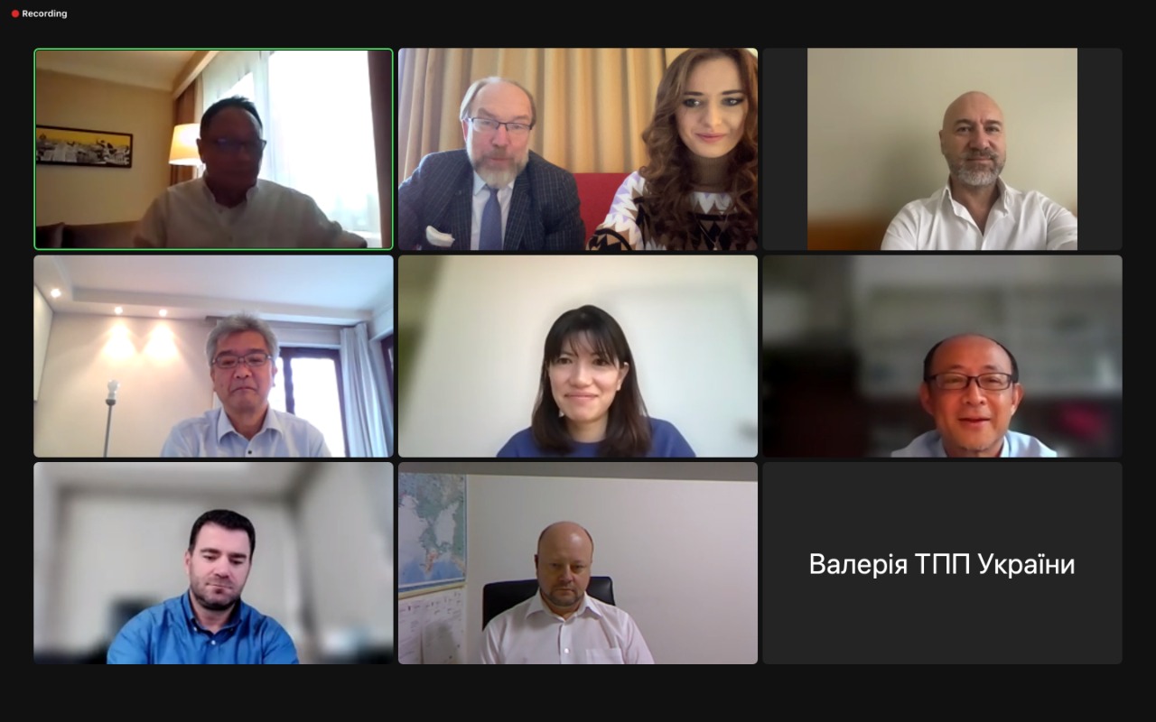 Online meeting of the President of the Chamber of Commerce and Industry of Ukraine with the head of the Club of Japanese Entrepreneurs in Ukraine