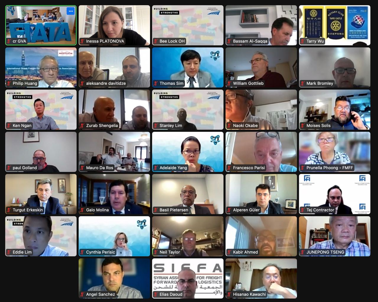 FIATA  зібрали членів із близько 70 країн для цифрових загальних зборів