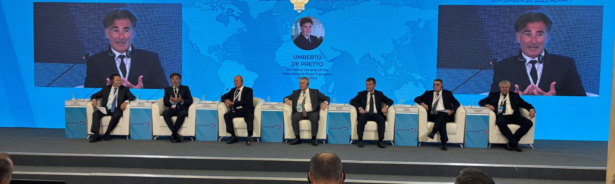 АВТОМОБІЛЬНІ ПЕРЕВЕЗЕННЯ - ЯК ЕЛЕКТРИКА: IRU В АЛМАТИ
